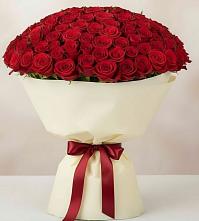 Букет 101 Красная роза Милано в Яранске