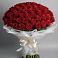 Букет 101 Красная роза Блэк Мэджик в Яранске