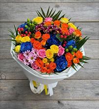 Букет цветов из:  Розы и Хризантемы в Яранске