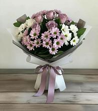 Букет цветов из:  Хризантемы и Розы #REPLACE_PRED# Яранске