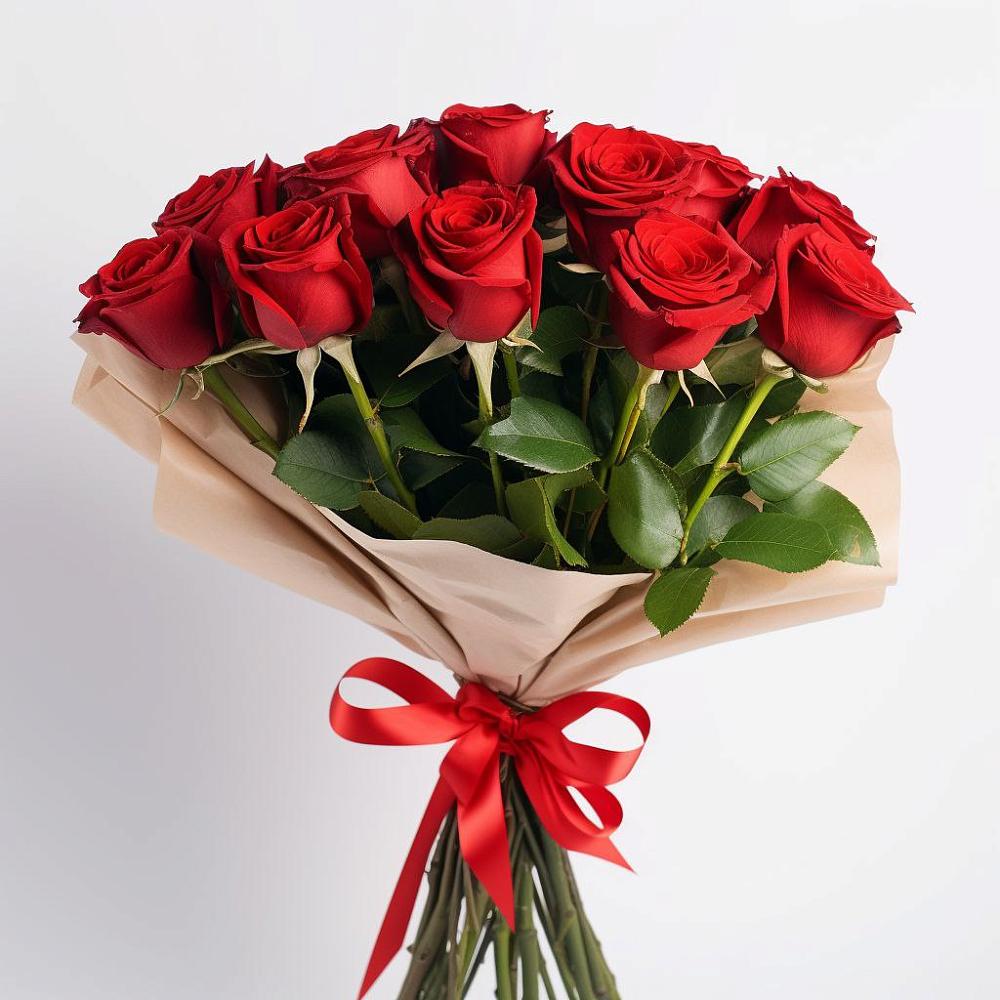 Букет 11 Красных роз Эдлесс Лав в Яранске