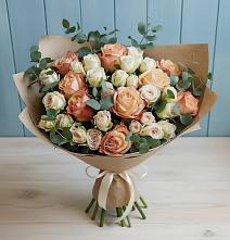Букет цветов из:  Альстромерии и Розы в Яранске